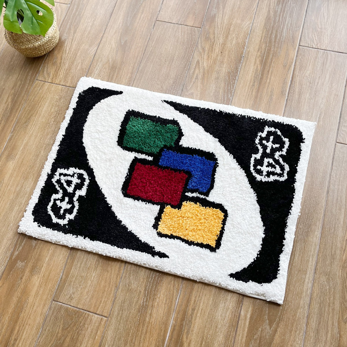 Rainbow Reverse Card Fluffy Carpets